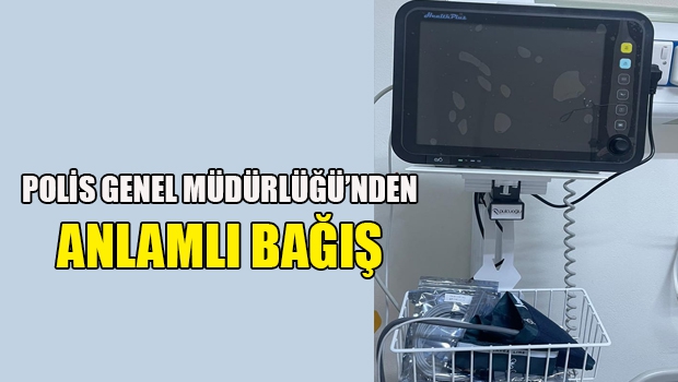 Polis Genel Müdürlüğü'nden Onkoloji Servisine anlamlı bağış