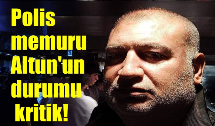 Polis memuru Altun’a Adem Altun’a araba çarptı!