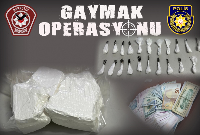  Polisten “Gaymak Operasyonu”… Satışa hazır paketler halinde kokain ele geçirildi