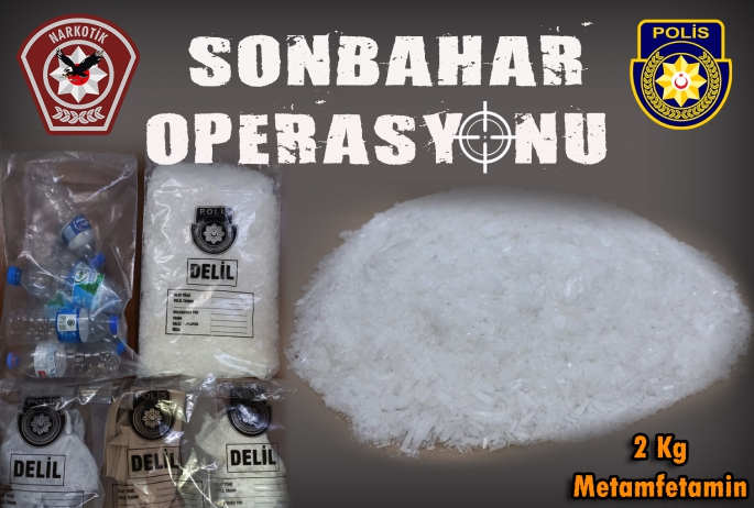  Polisten “Sonbahar Operasyonu”… 2 kilo uyuşturucu ele geçirildi