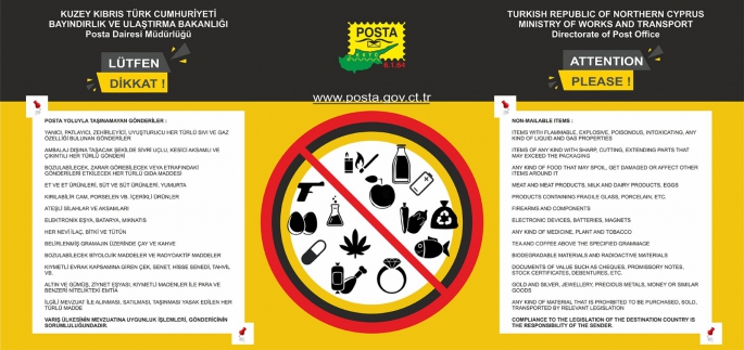  Posta Dairesi, ülkeye gelen koli ve paketlerde taşınması yasak ürünleri açıkladı