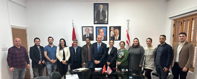 Sağlık Bakanı Dinçyürek, Kıbrıs Türk Hekimler Sendikası’nı kabul etti