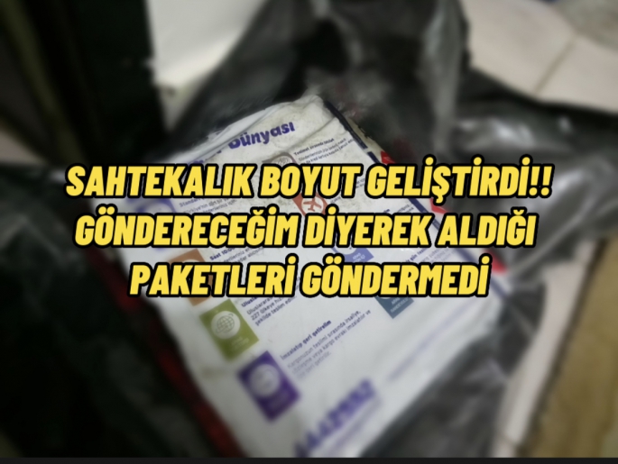 Sahtekarlık boyut geliştirdi !!!