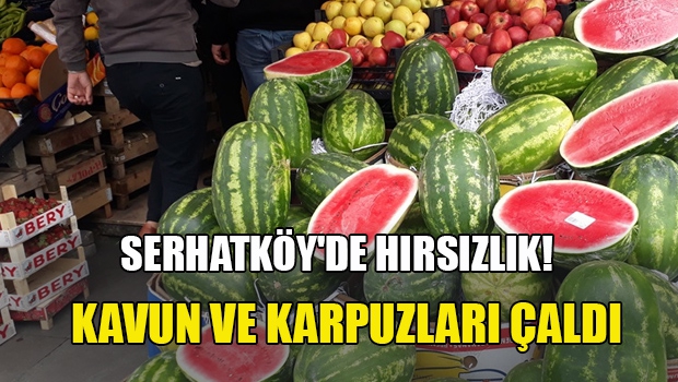 Serhatköy'de hırsızlık!