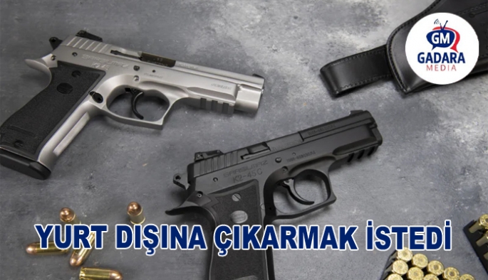 SİLAH PARÇASINI KKTC DIŞINA ÇIKARMAK İSTEDİ 