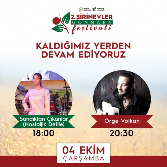  Şirinevler Gonnara Festivali yarın akşam defile ve konserle tamamlanacak