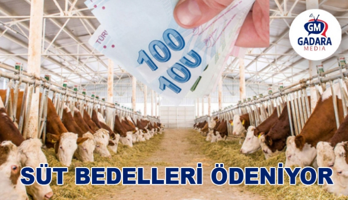 SÜT BEDELLERİ ÖDENİYOR