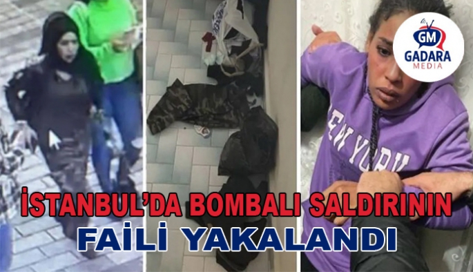 Taksim İstiklal Caddesi'ndeki saldırının faili yakalandı!