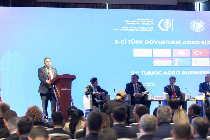  Tarım Bakanı Çavuş, Bakü’de 2. Türk Devletleri Agro Business Forumu'nda konuştu