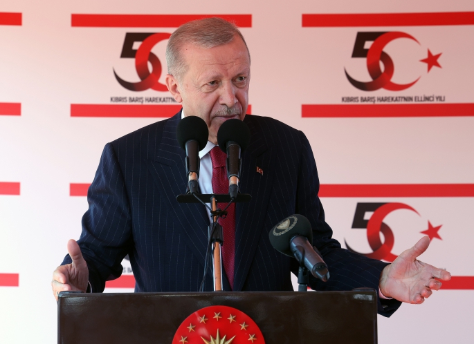  TC Cumhurbaşkanı Erdoğan: Kıbrıs'ta federal bir çözümün mümkün olmadığına inanıyoruz”