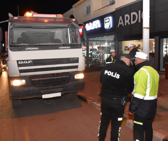 Trafikte ağır vasıta denetimi yapıldı