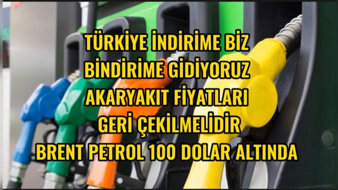 Türkiye akaryakıt fiyatlarını geri çekiyor !! Peki bizim sermayeyi düşünen yetkililer ne yapacak?!?