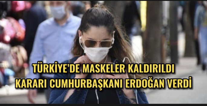 Türkiye’de maske devrine son