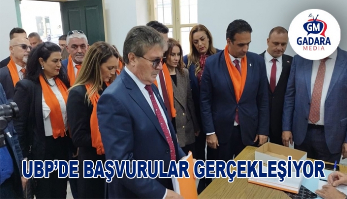 UBP'de başvurular gerçekleşiyor...