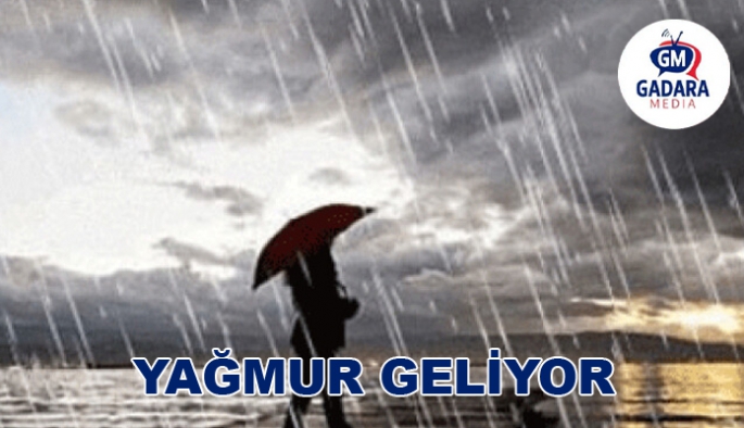 Yağışlı hava geliyor!