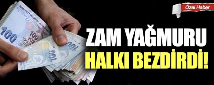 YILIN İLK GÜNÜ TATİL OLMASINA RAĞMEN YÜRÜLÜĞE GİREN ZAMLAR