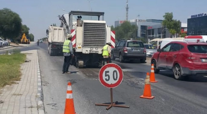 Yonca Kavşağı ile İskele arasındaki ana yolda bakım-onarım çalışması yapılacak