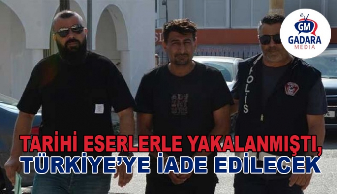 Yozgat'tan getirdiği tarihi eserlerle KKTC’de yakalanan Nuri Tekin Türkiye'ye iade edilecek